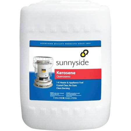 Sunnyside 5 Gal. Plastic Bottle K1 Kerosene 801G5